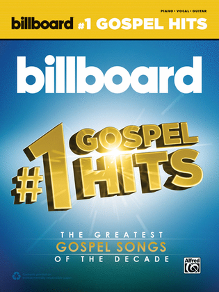 Book cover for Billboard's #1 Gospel Hits
