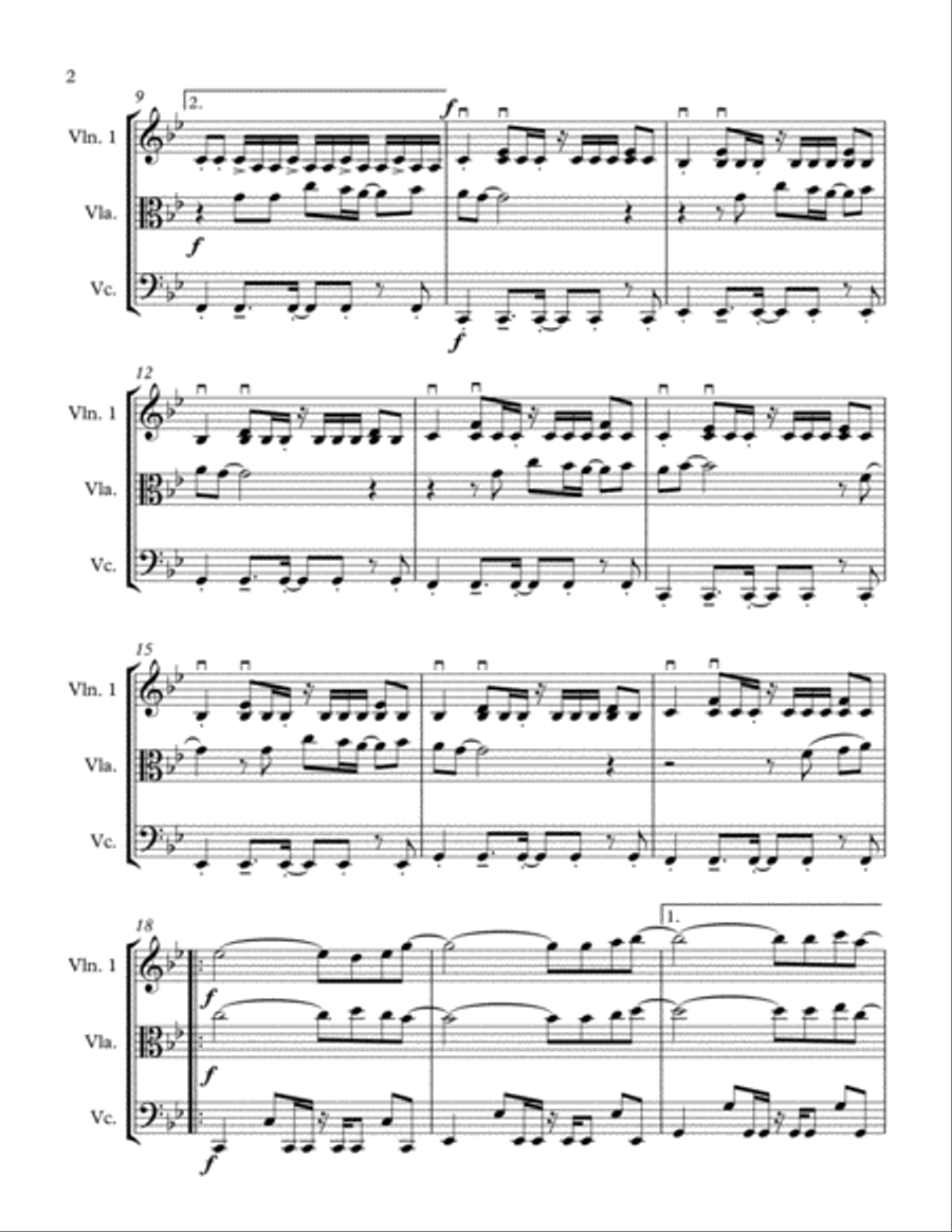 Get Lucky Get Lucky String Trio scores gallery preview page 3