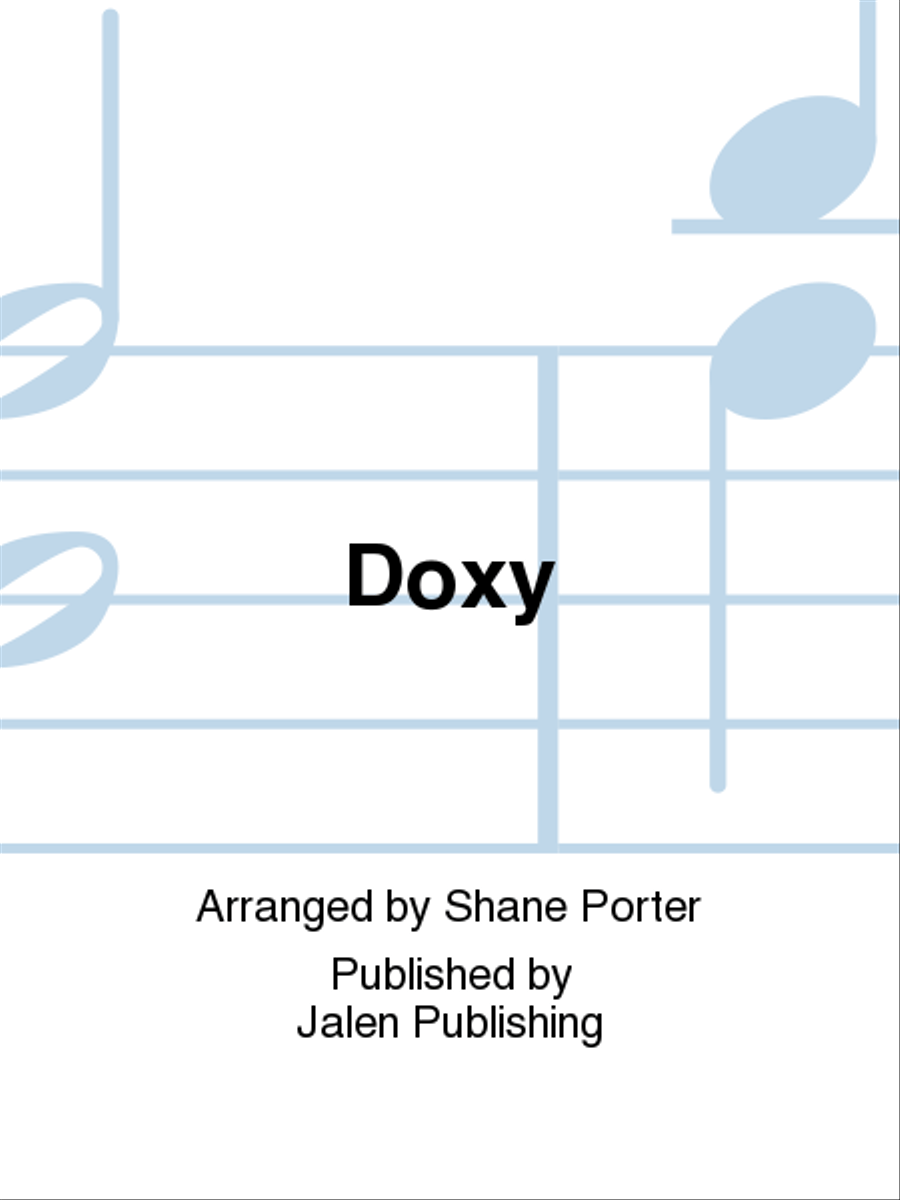 Doxy Big Band scores gallery preview page 1