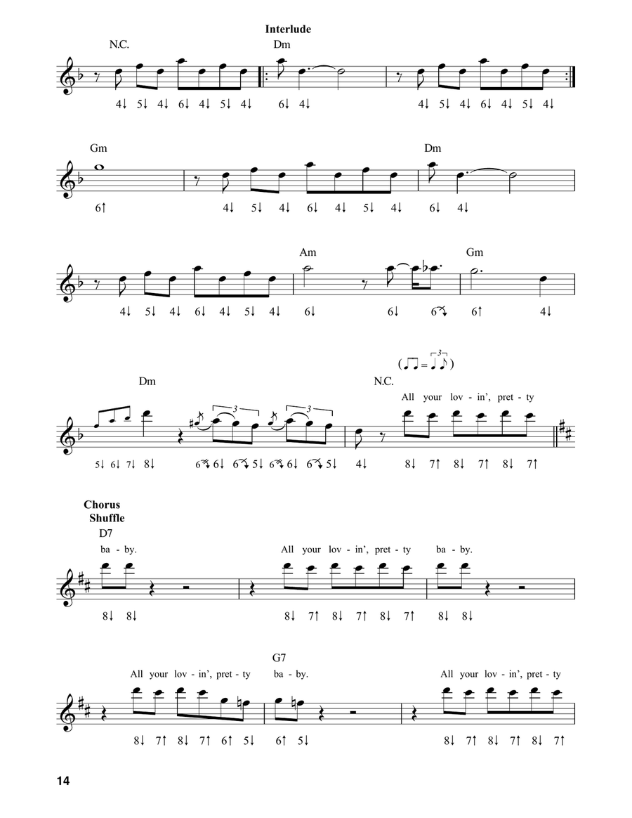 All Your Love (I Miss Loving) Harmonica scores gallery preview page 2