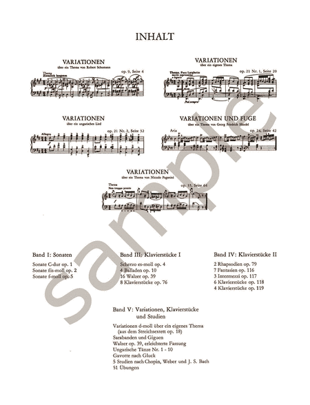 Piano Works -- Variationen Opp. 9, 21, 24, 35