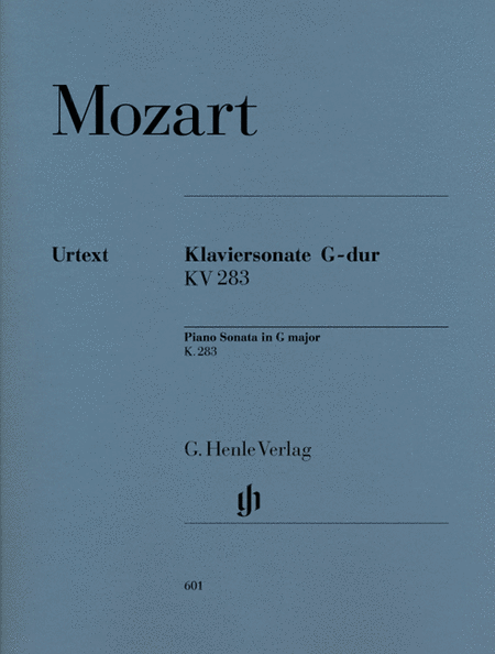 Mozart, Wolfgang Amadeus: Piano sonata G major KV 283 (189h)