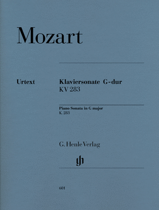 Book cover for Piano Sonata in G Major K283 (189h)