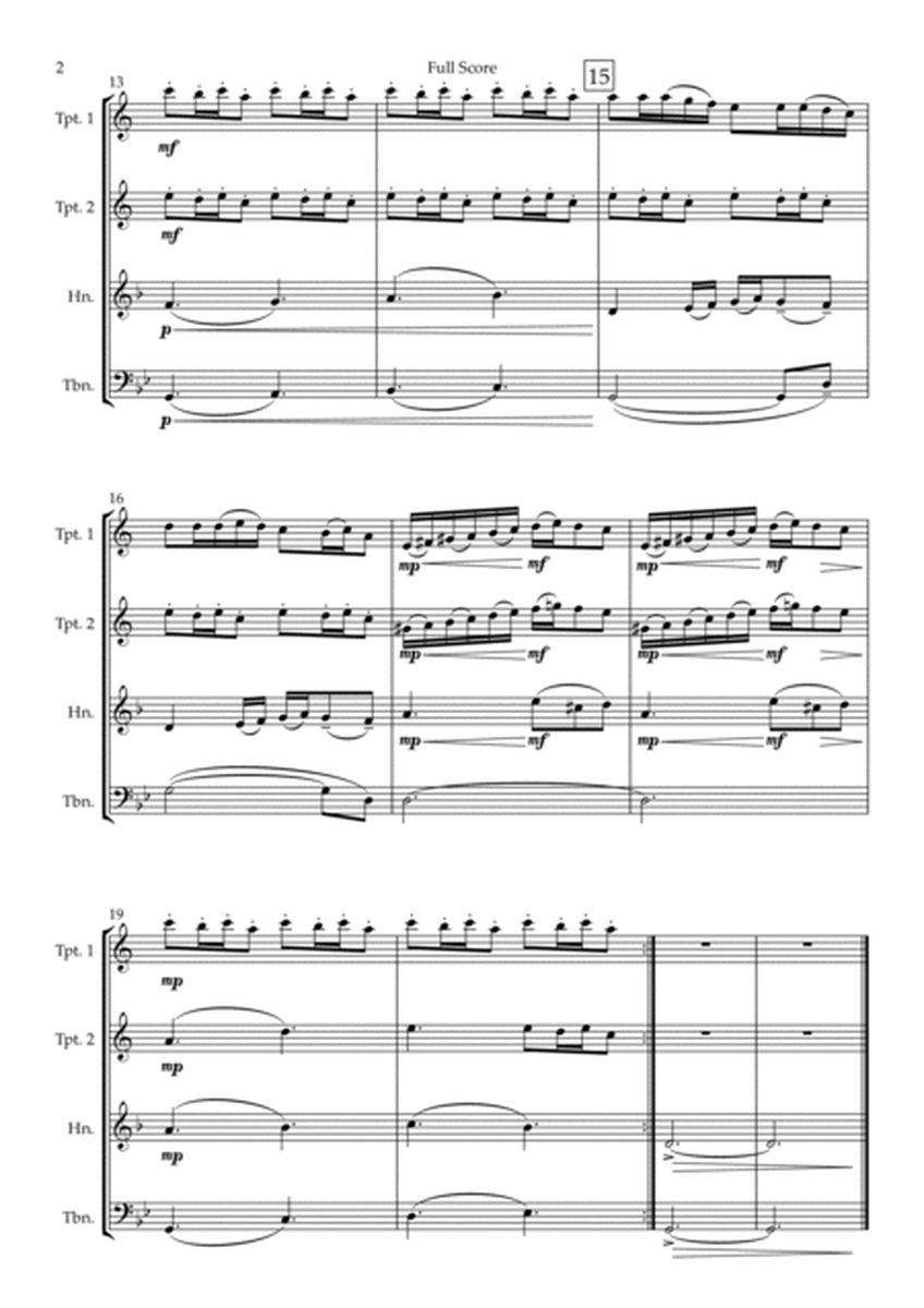 Carol Of The Bells (Mykola Leontovych) for Brass Quartet image number null