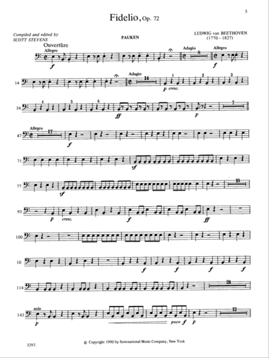 Orchestral Excerpts Timpani scores gallery preview page 2