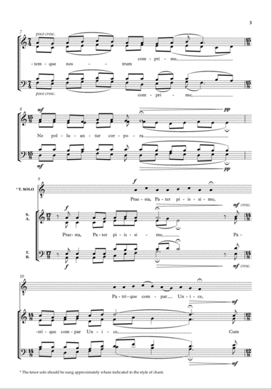 Te lucis ante terminum 4-Part scores gallery preview page 2