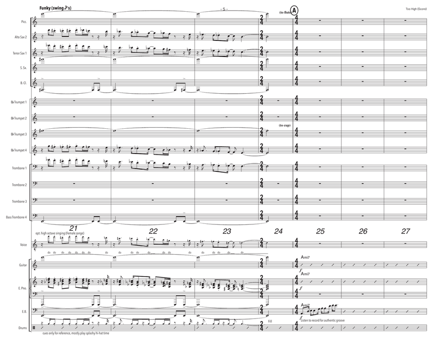 Too High Large Ensemble scores gallery preview page 5