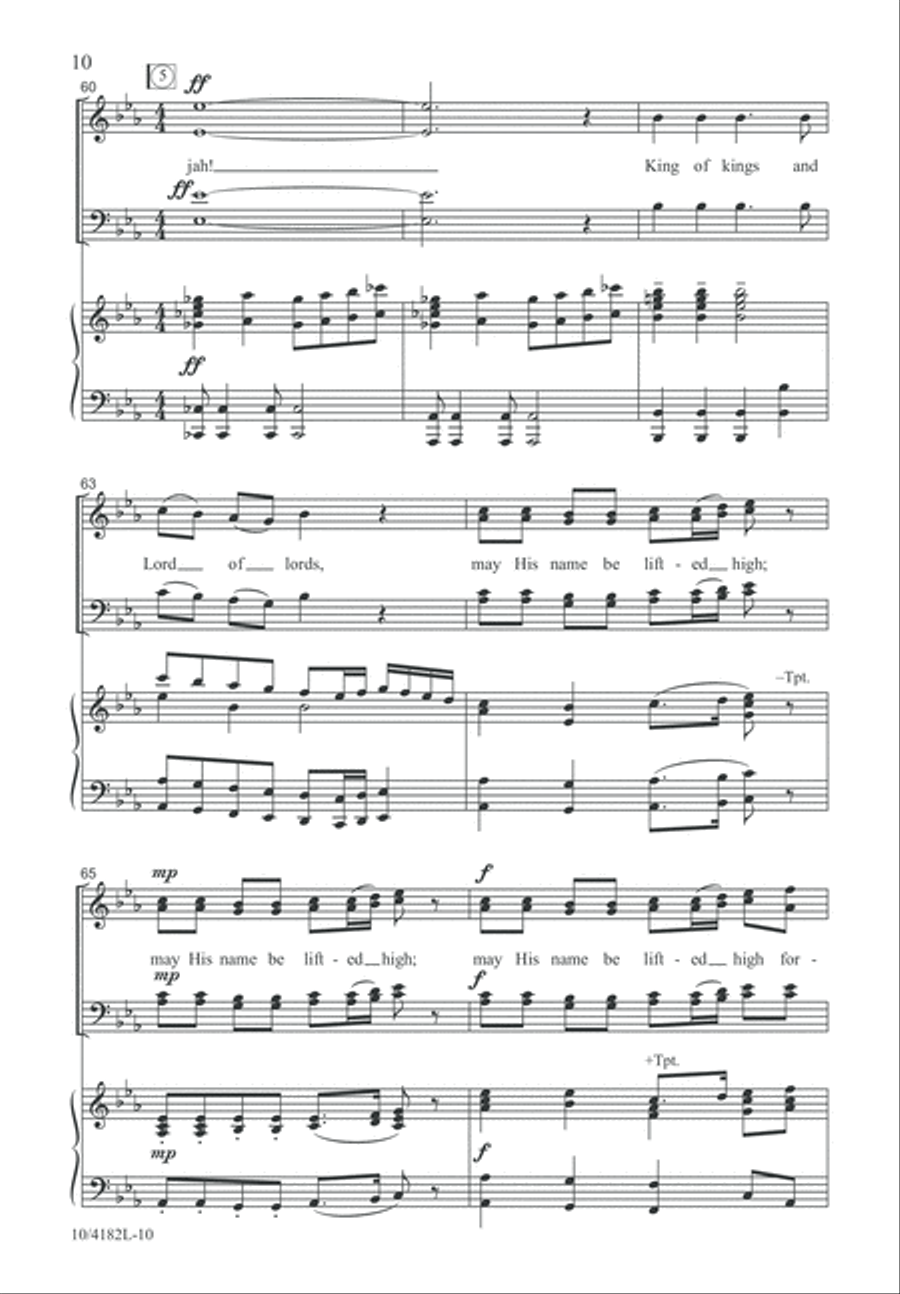 O Magnify the Lord O Magnify the Lord 4-Part scores gallery preview page 11