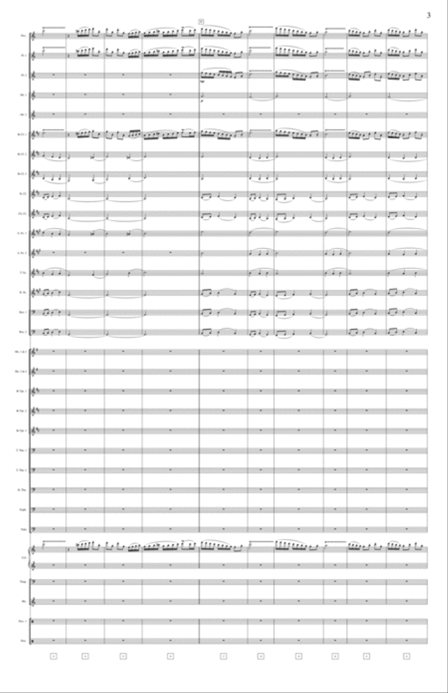 Meditation - score and parts Concert Band scores gallery preview page 5