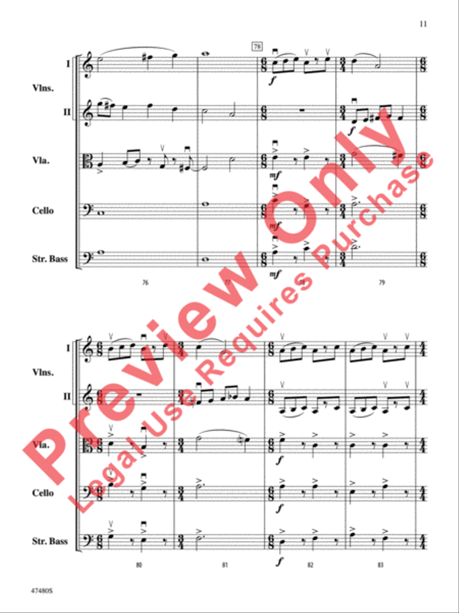 Primal Strings String Orchestra scores gallery preview page 12