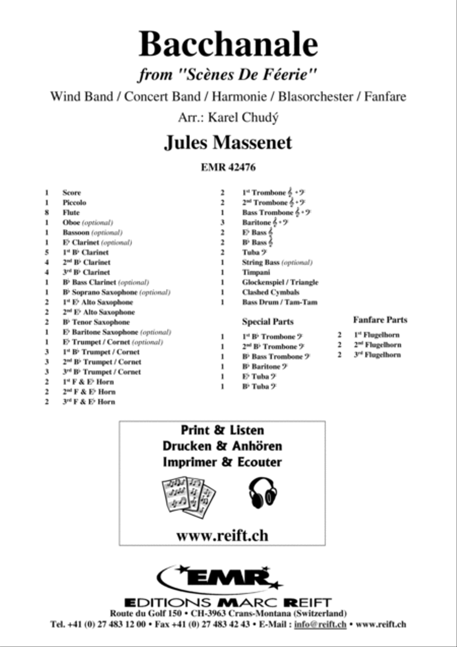 Bacchanale Concert Band scores gallery preview page 2