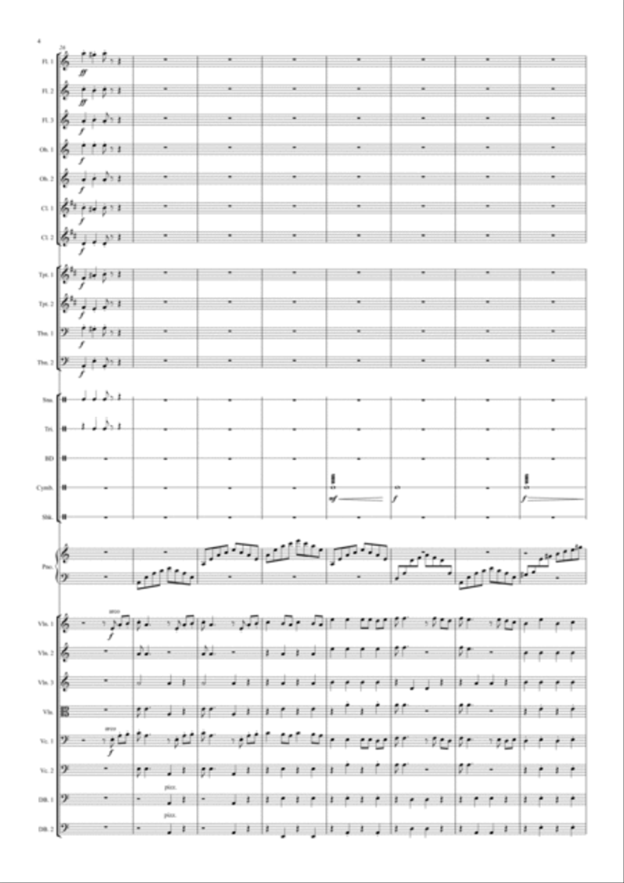 Bella Ciao Bella Ciao Full Orchestra scores gallery preview page 4