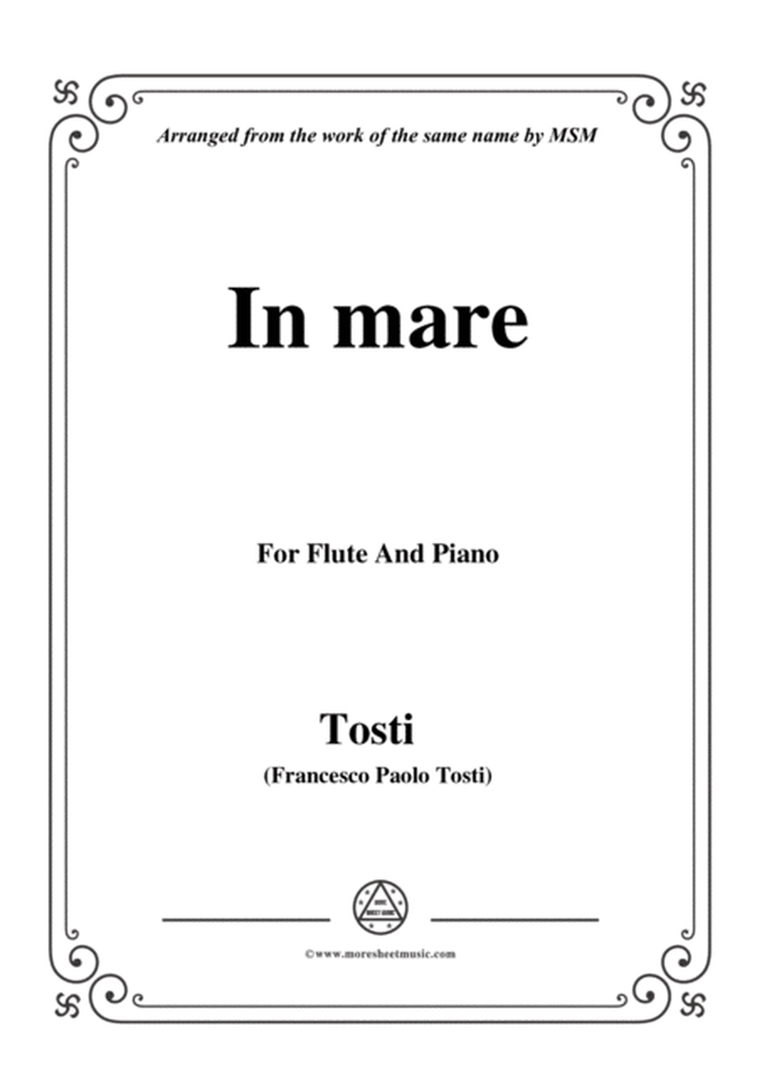 Tosti-In Mare, for Flute and Piano image number null