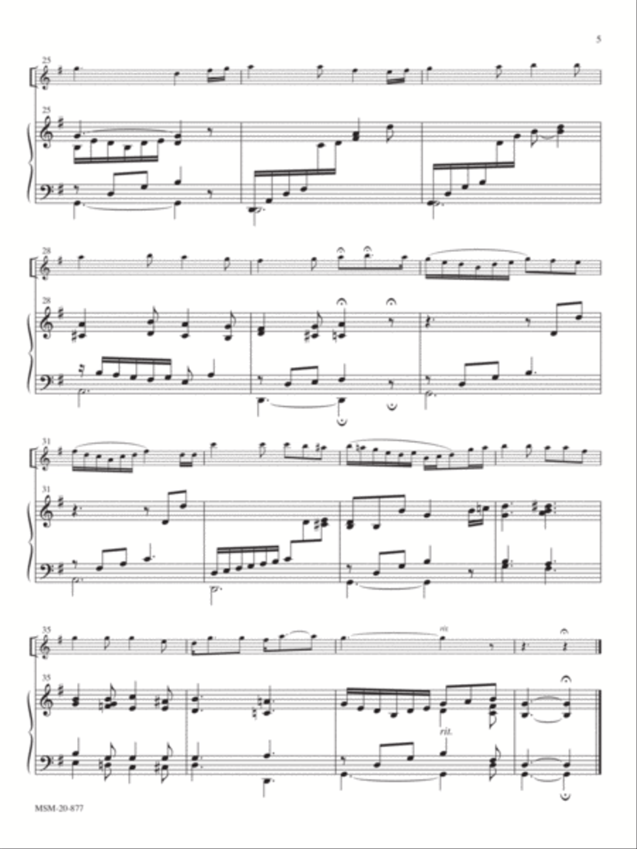 In the Garden Flute scores gallery preview page 3