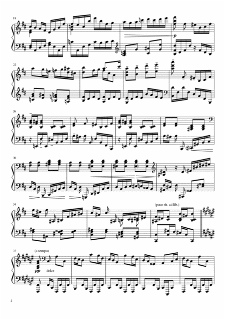 Legend №5 Legend №5 Piano Solo scores gallery preview page 2