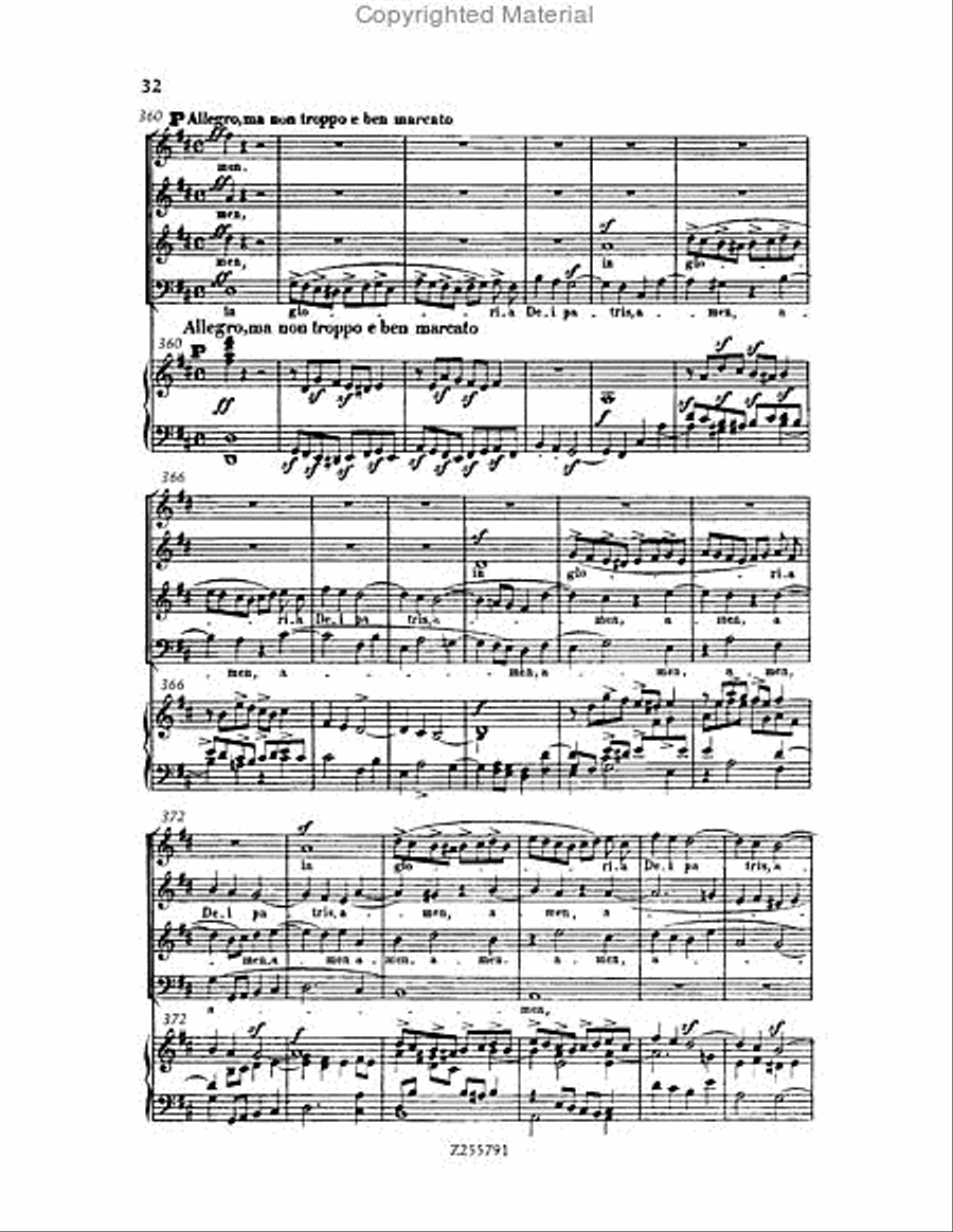 Missa Solemnis, Op.123 Choir scores gallery preview page 32