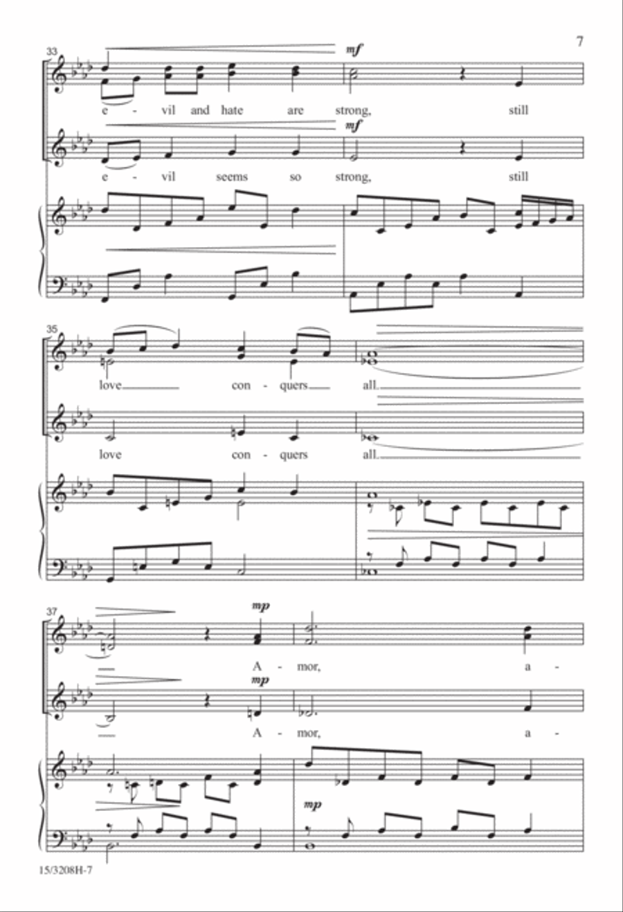 Amor Vincit Omnia Amor Vincit Omnia SSA scores gallery preview page 7