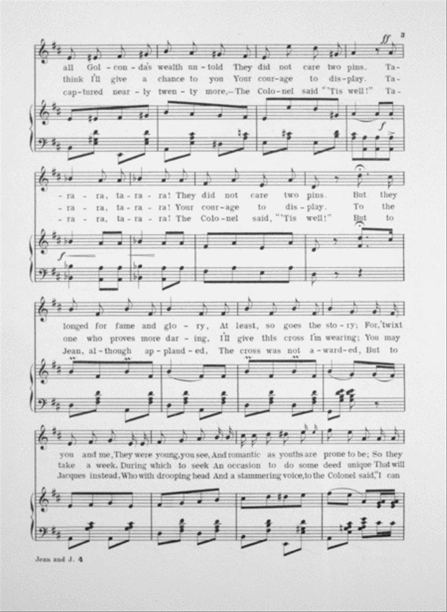 Lost, Strayed or Stolen. Musical Comedy. Jean and Jaque Were Twins Voice scores gallery preview page 3