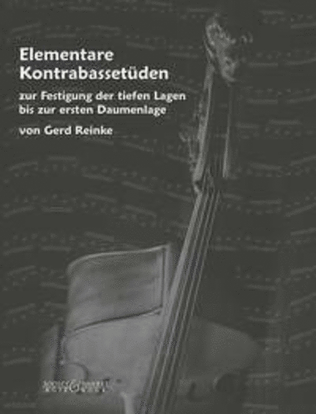 Book cover for Elementare Kontrabassetuden