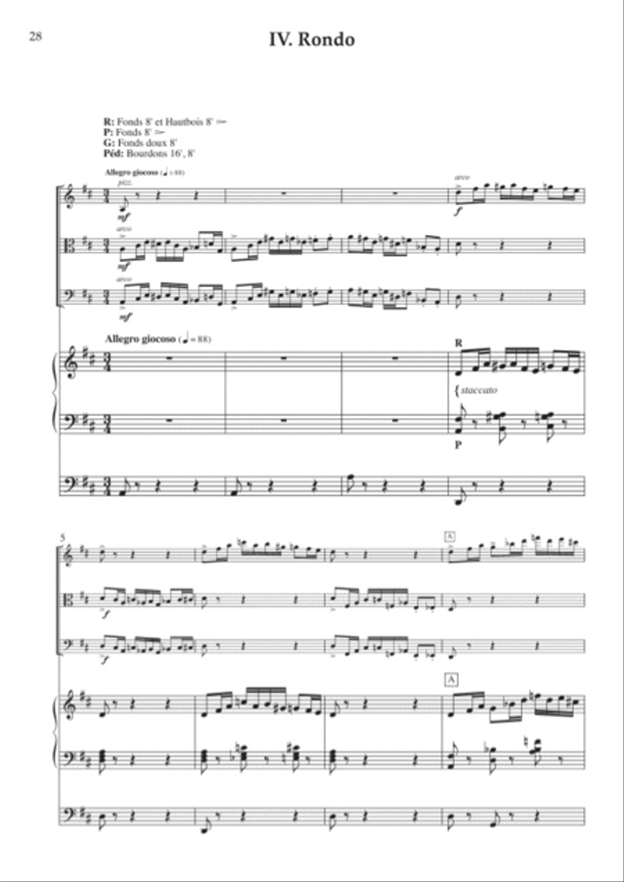 Quartet, Op. 52 Cello scores gallery preview page 4