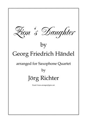 Tochter Zion, freue dich für Saxophon Quartett