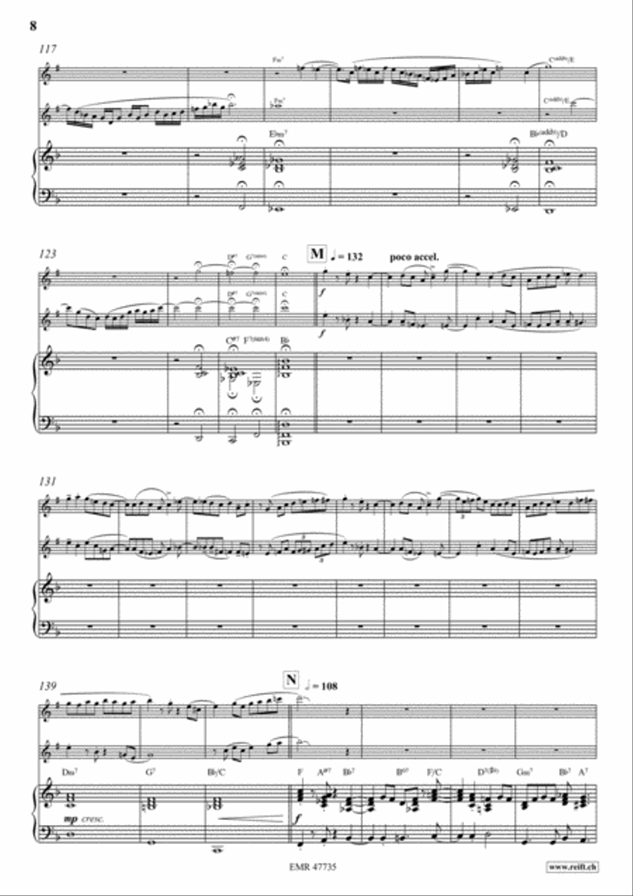 Jazzy Concerto Tenor Saxophone scores gallery preview page 8