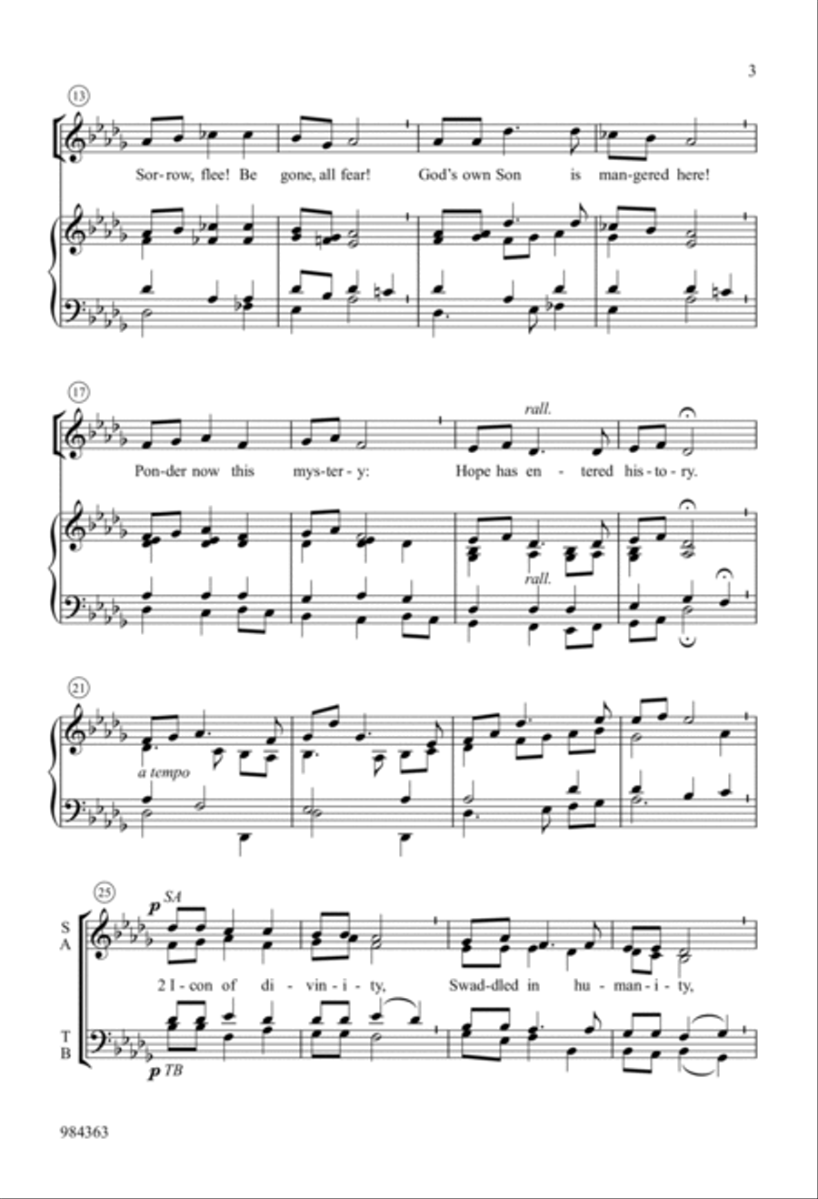 Through the Downward Drift of Time 4-Part scores gallery preview page 3