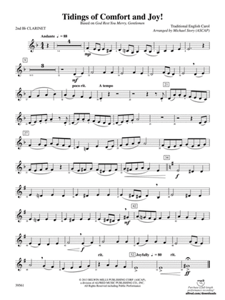 Tidings of Comfort and Joy!: 2nd B-flat Clarinet
