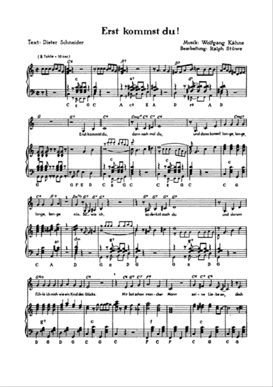 Erst kommst du! Erst kommst du! Voice scores gallery preview page 3