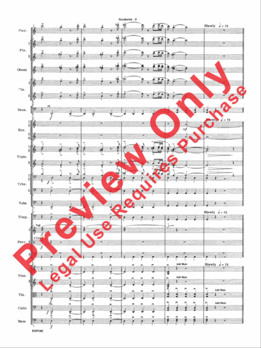 The Empire Strikes Back Medley Full Orchestra scores gallery preview page 33