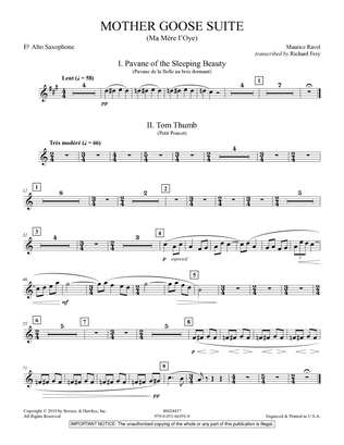 Mother Goose Suite (Ma Mére L'Oye) (arr. Richard Frey) - Eb Alto Saxophone