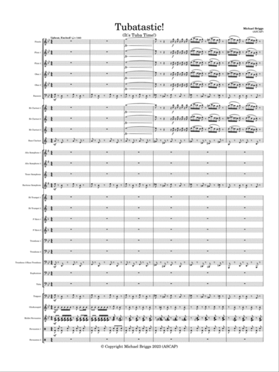 Tubatastic! Concert Band scores gallery preview page 4