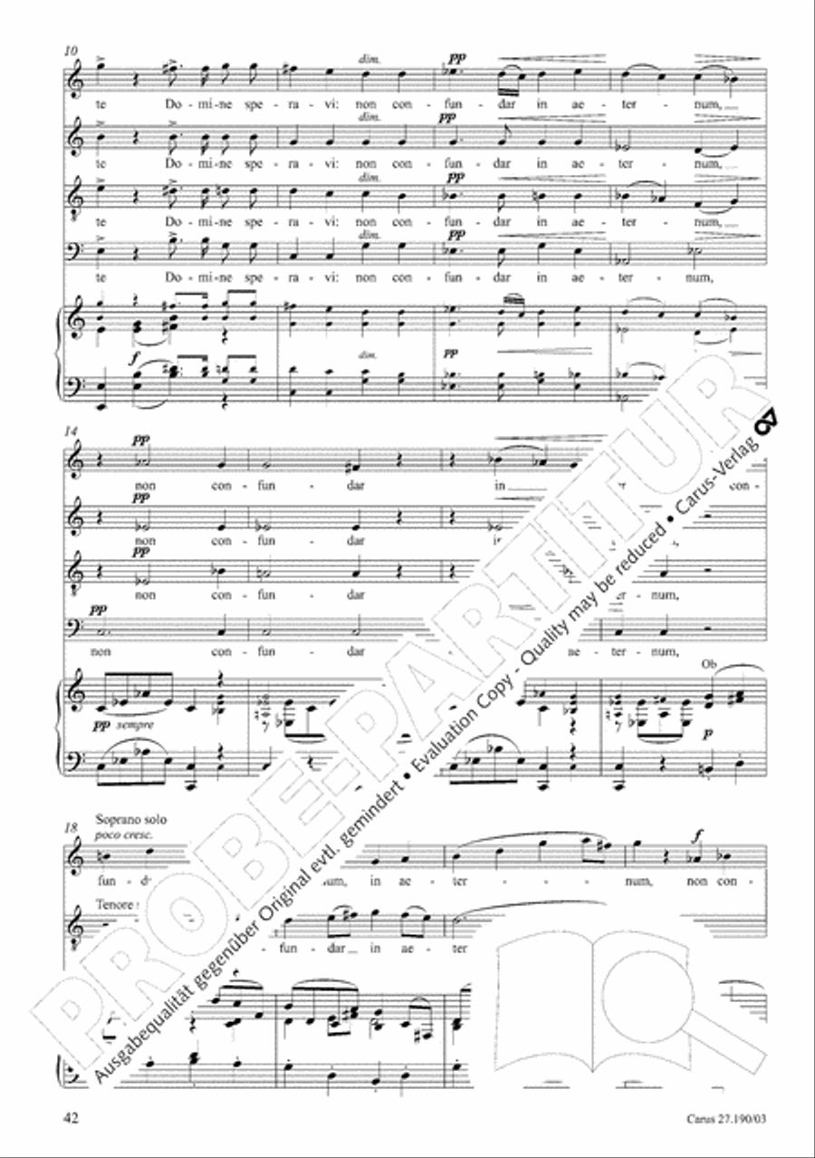 Te Deum 4-Part scores gallery preview page 43