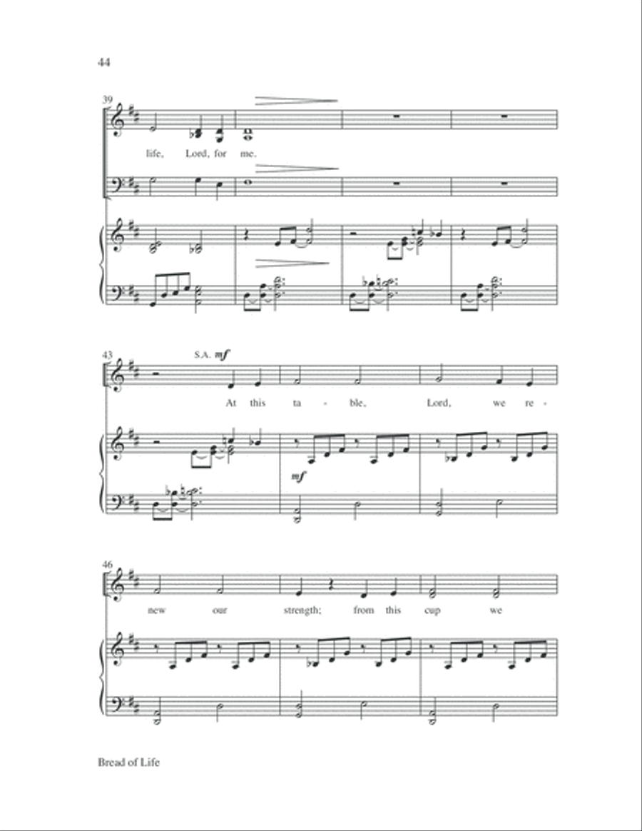 Easy Anthems, Vol. 4 3-Part scores gallery preview page 45