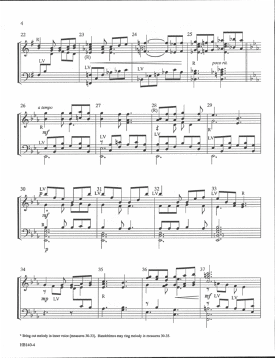Wonderful Words of Life - Kinyon 5-Octaves scores gallery preview page 4