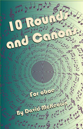 Book cover for 10 Rounds and Canons for Oboe Duet