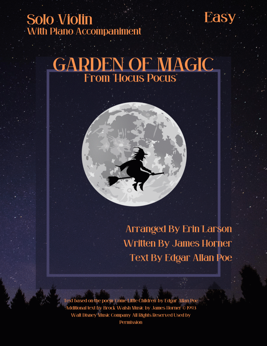 Garden Of Magic Violin Solo scores gallery preview page 1