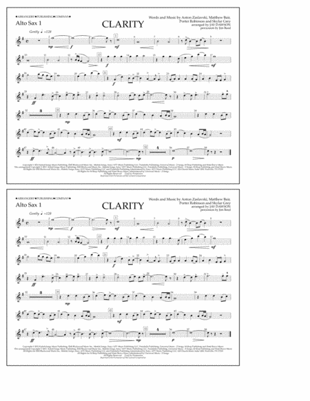 Clarity - Alto Sax 1