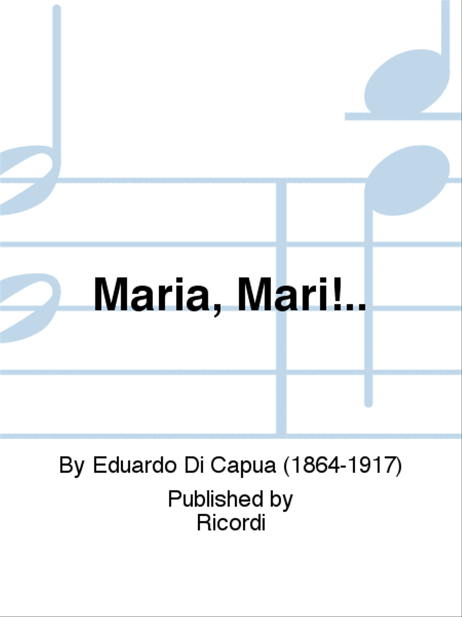 Maria, Mari!.. Voice Solo scores gallery preview page 1
