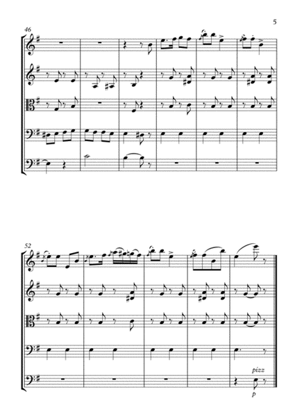 Album Leaf from ''Lyric Pieces'' Op.12, №7 - String Quartet/Ensemble