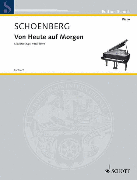Schoenberg Heute Auf Morgan Vocal Score