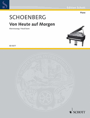 Book cover for Schoenberg Heute Auf Morgan Vocal Score