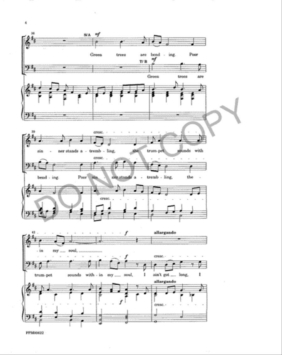 Steal Away to Jesus Steal Away to Jesus 4-Part scores gallery preview page 5