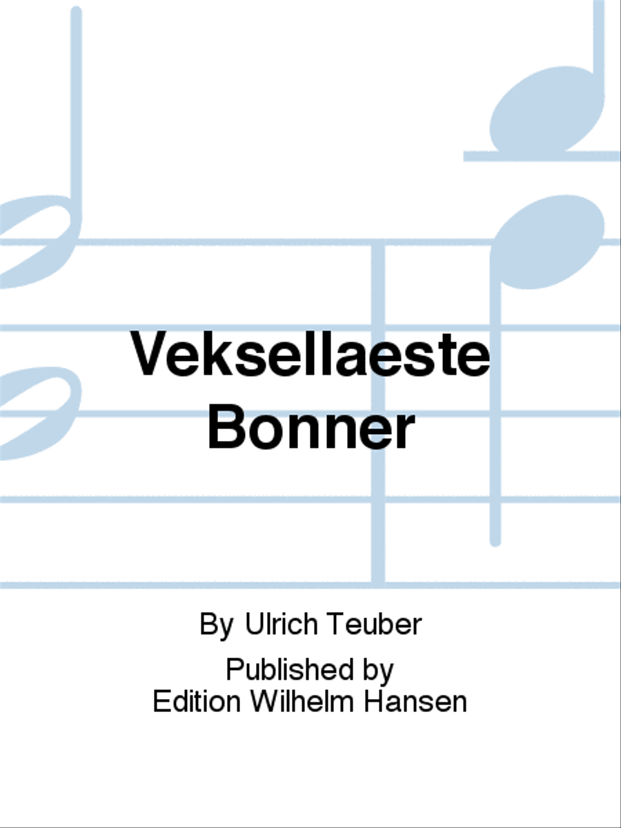 Veksellæste Bønner Choir scores gallery preview page 1