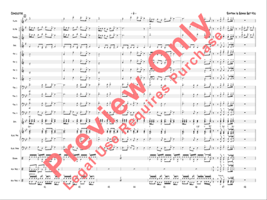 Rhythm Is Gonna Get You Jazz Ensemble scores gallery preview page 9