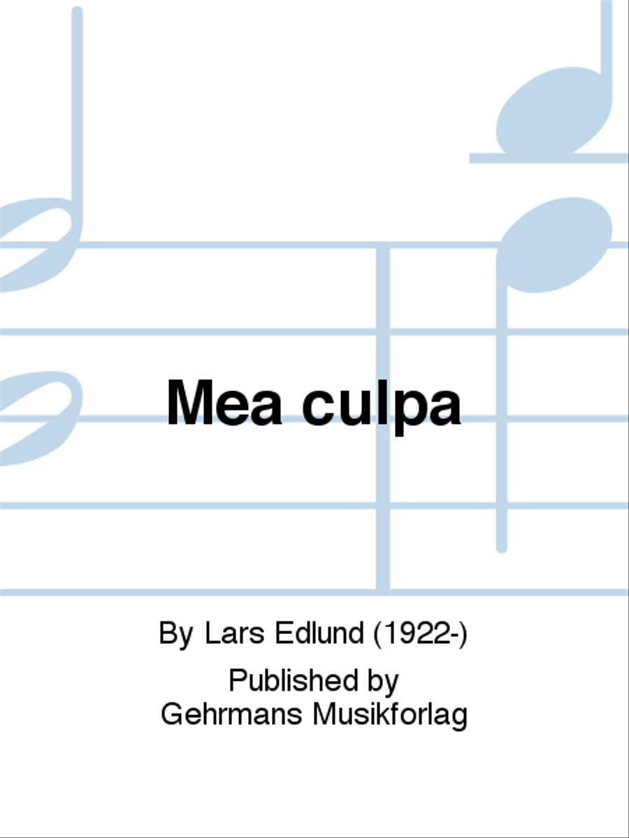 Mea culpa