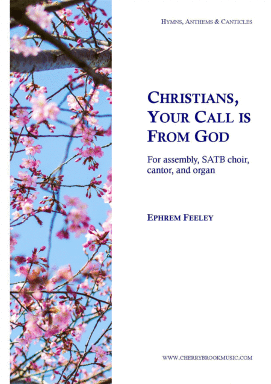 Christians, Your Call is from God 4-Part scores gallery preview page 1