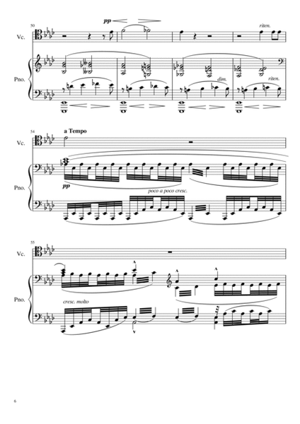 Phidylé (arr. for cello and piano)