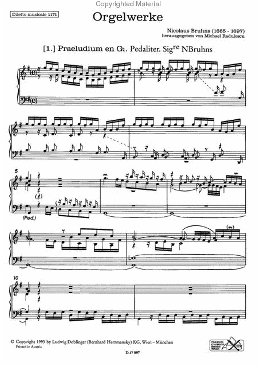 Orgelwerke Band 1 Orgelwerke Band 1 Organ scores gallery preview page 3