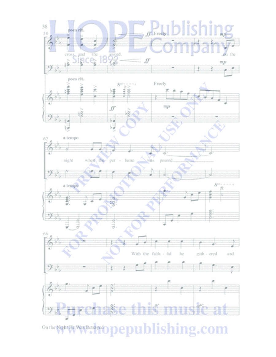 The Seven Last Days 4-Part scores gallery preview page 41